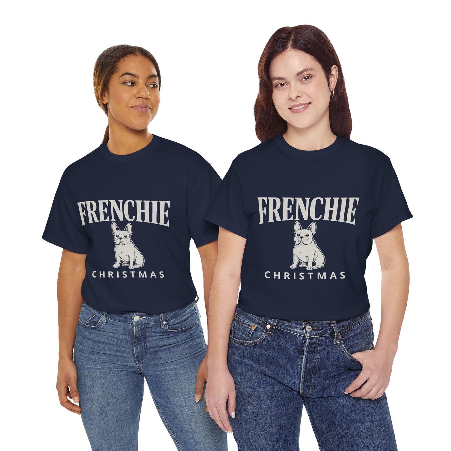 Frenchie Christmas Shirt – Cute French Bulldog Holiday Tee, Vintage Frenchie Christmas Gift, Dog Lover Xmas Graphic Tee, French Bulldog Christmas Apparel