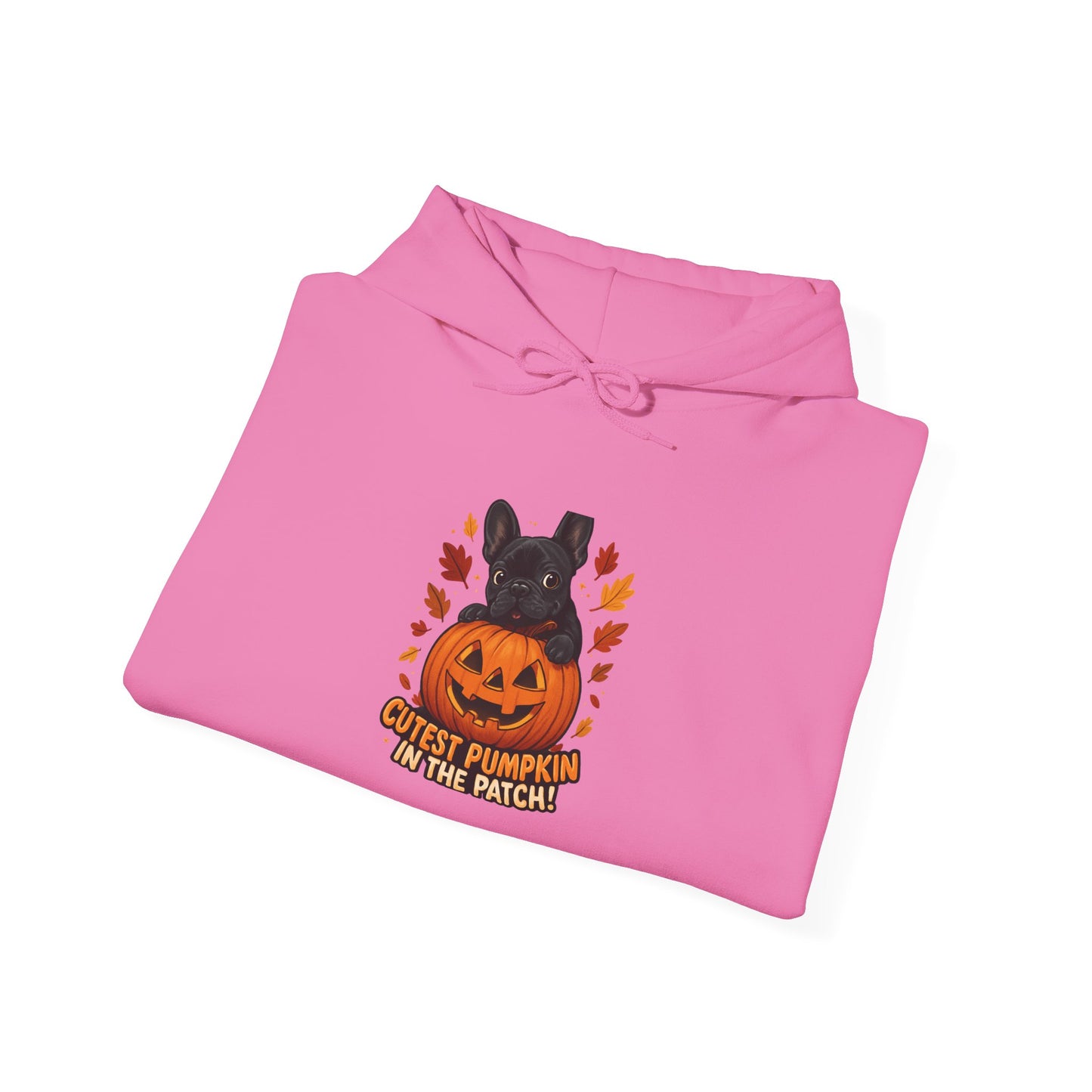 Cutest Pumpkin in the Patch Hoodie | Frenchie Fall Sweatshirt | Halloween Dog Lover Gift | Cozy French Bulldog Pumpkin Patch Hoodie