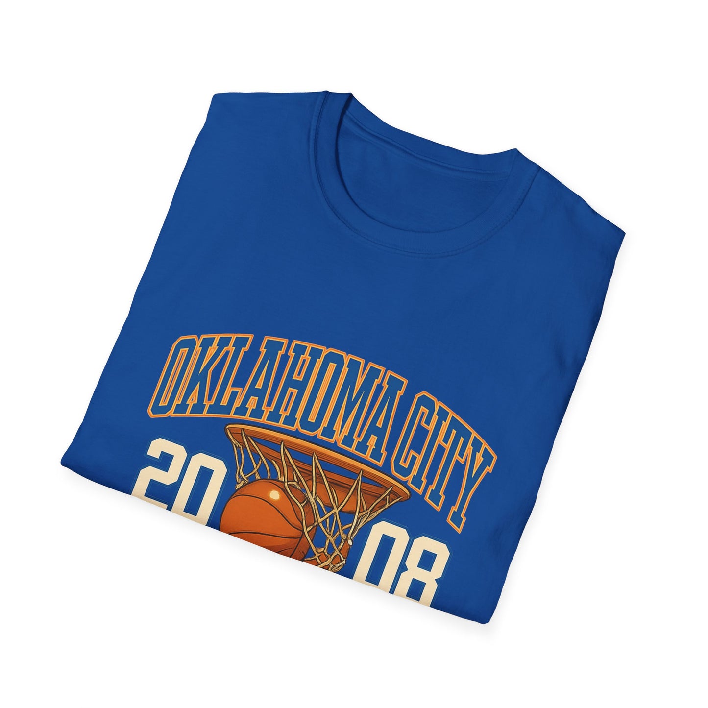 Oklahoma City Basketball T-Shirt | 2008 Retro Sports Tee | OKC Fan Shirt | Vintage Style Basketball Graphic | Local Pride Gift | Game Day Tee