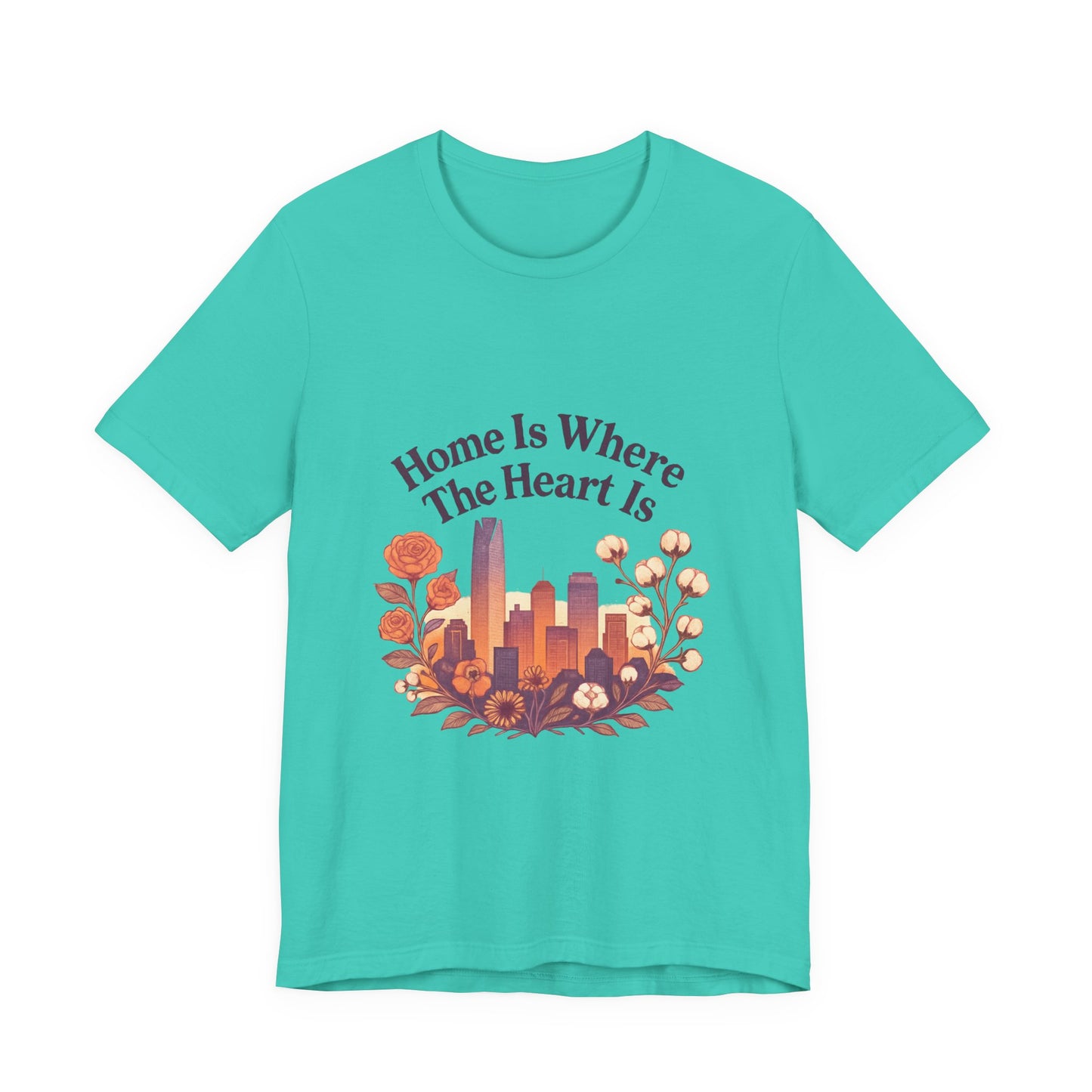 Home Is Where the Heart Is Oklahoma City Shirt | OKC Pride Tee | Oklahoma City Love