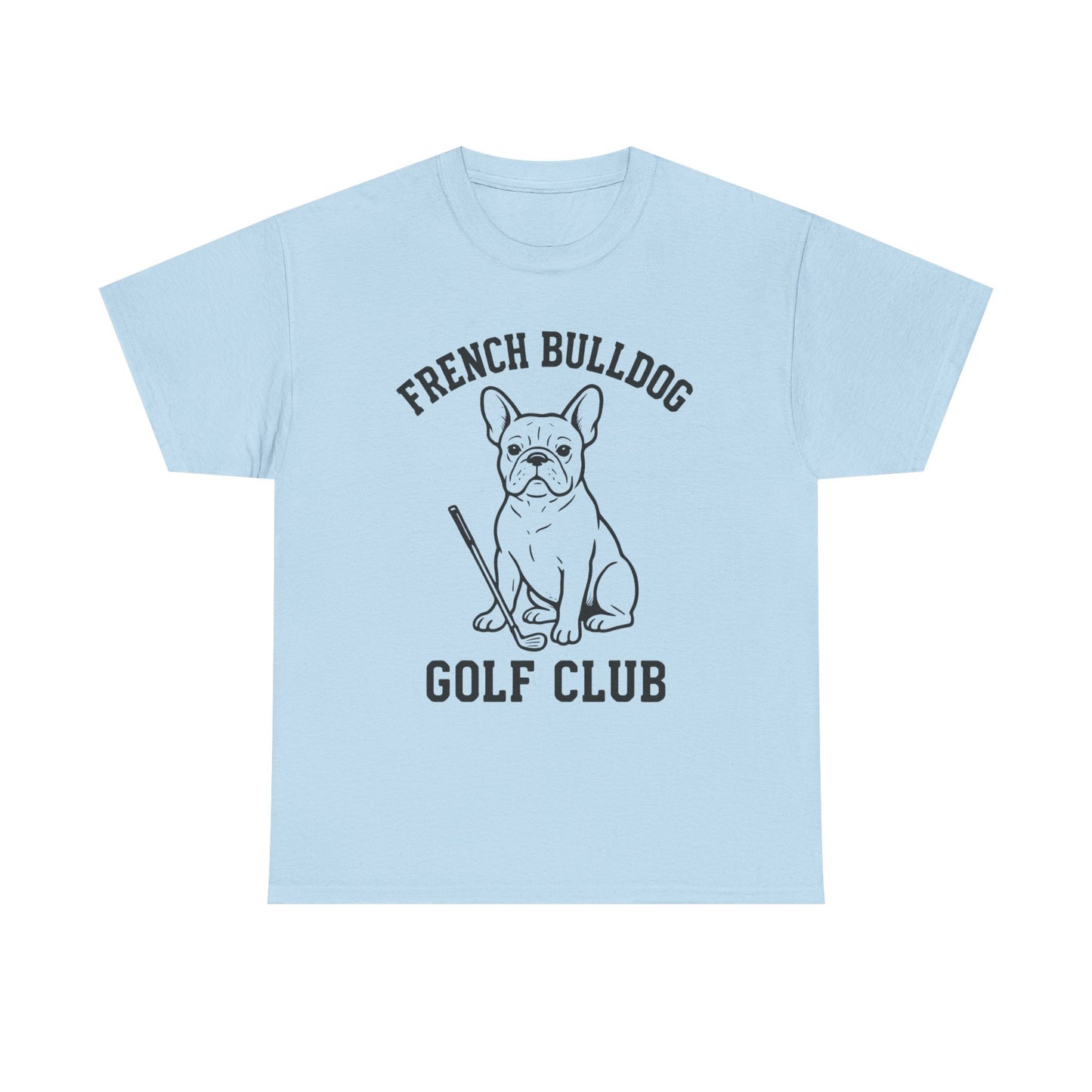 French Bulldog Golf Club Shirt | Frenchie Golf Tee | Frenchie Lover Gift | Dog Dad Golf Shirt | Dog Mom Golf Apparel | Retro Line Art Bulldog Tee