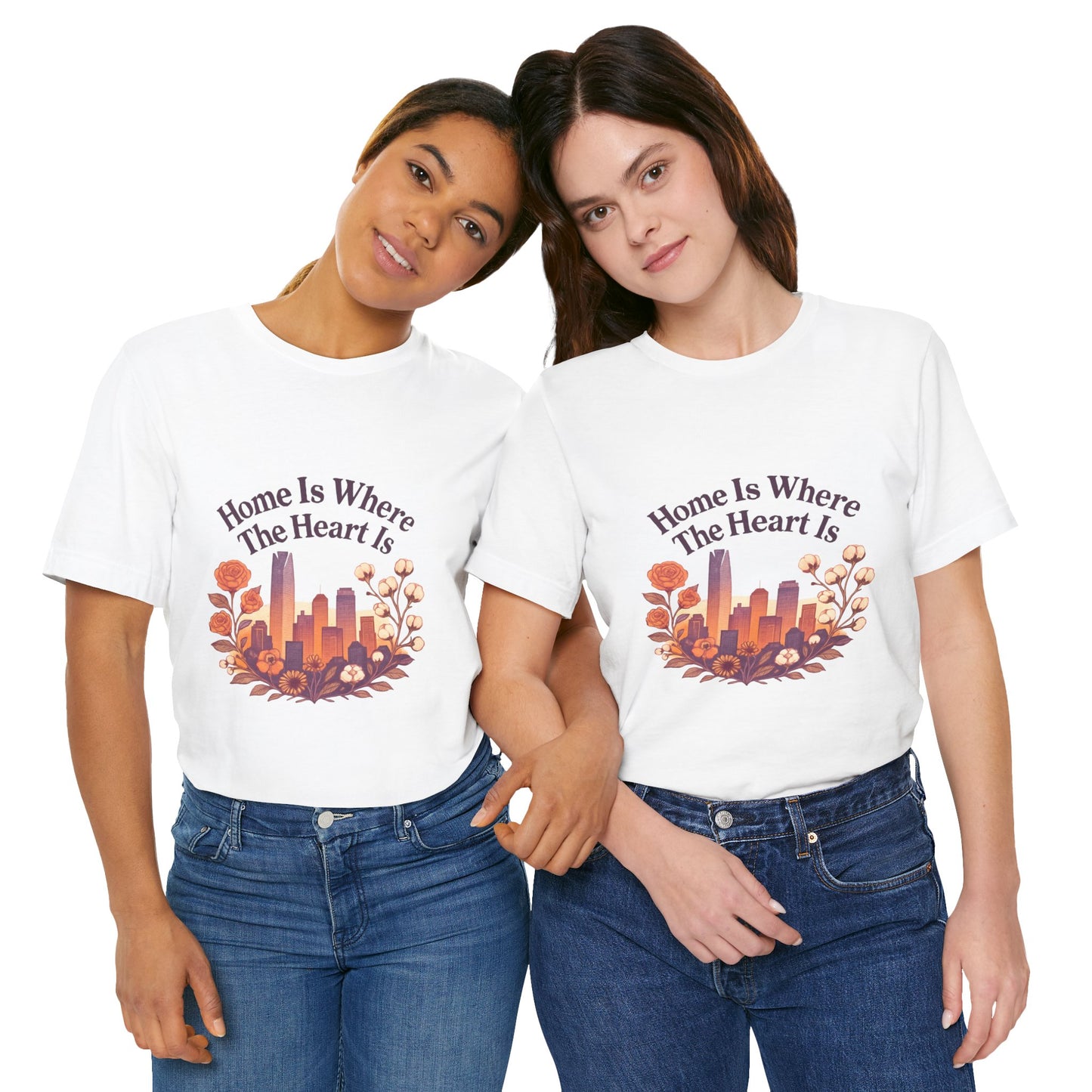 Home Is Where the Heart Is Oklahoma City Shirt | OKC Pride Tee | Oklahoma City Love