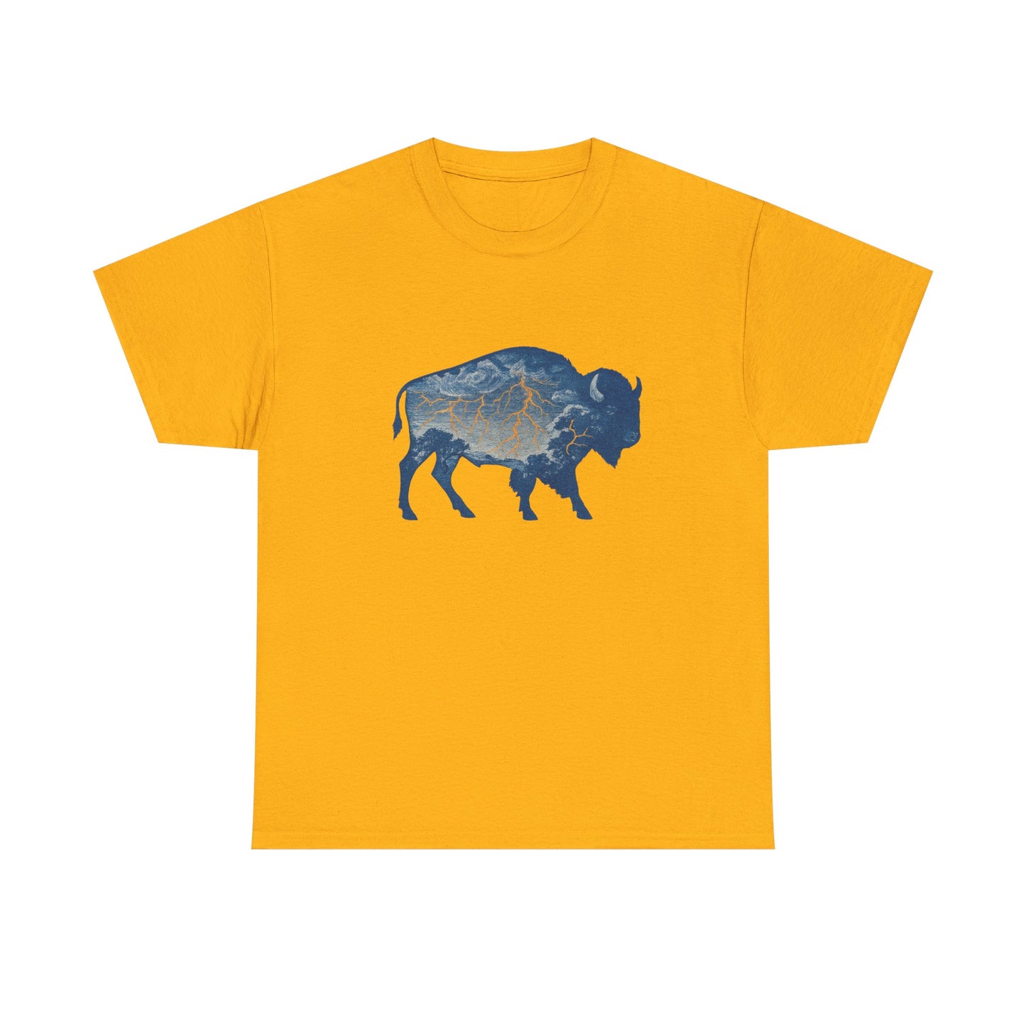Thunder Bison Lightning T-Shirt | Oklahoma City Basketball Inspired Tee | OKC Game Day Shirt