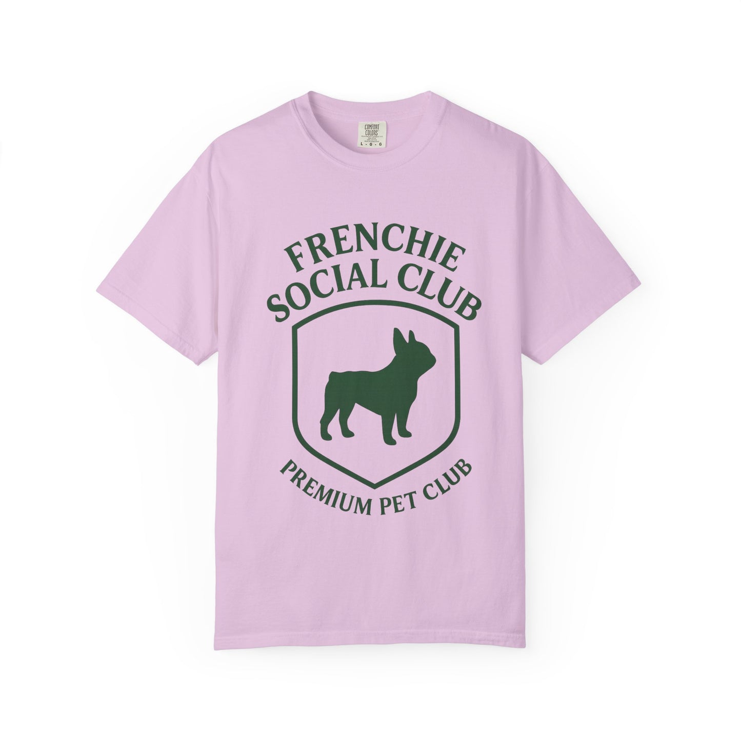 French Bulldog Club T-Shirt | Unisex Frenchie Graphic Tee | Retro Dog Lover Shirt | Minimal Country Club Style Frenchie Gift
