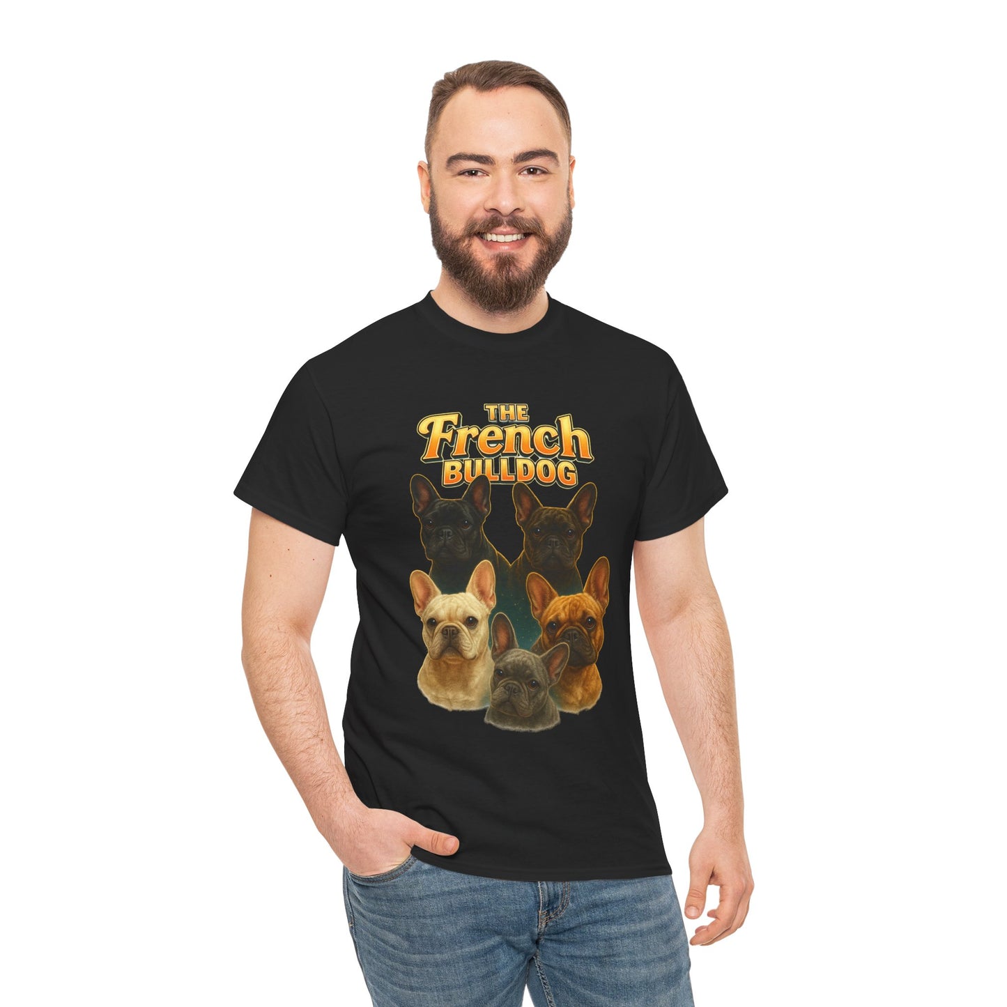 The French Bulldog Vintage Tee | Retro Frenchie Shirt | Dog Lover Gift | 90s Style Graphic T-Shirt | Cute French Bulldog Owner Apparel