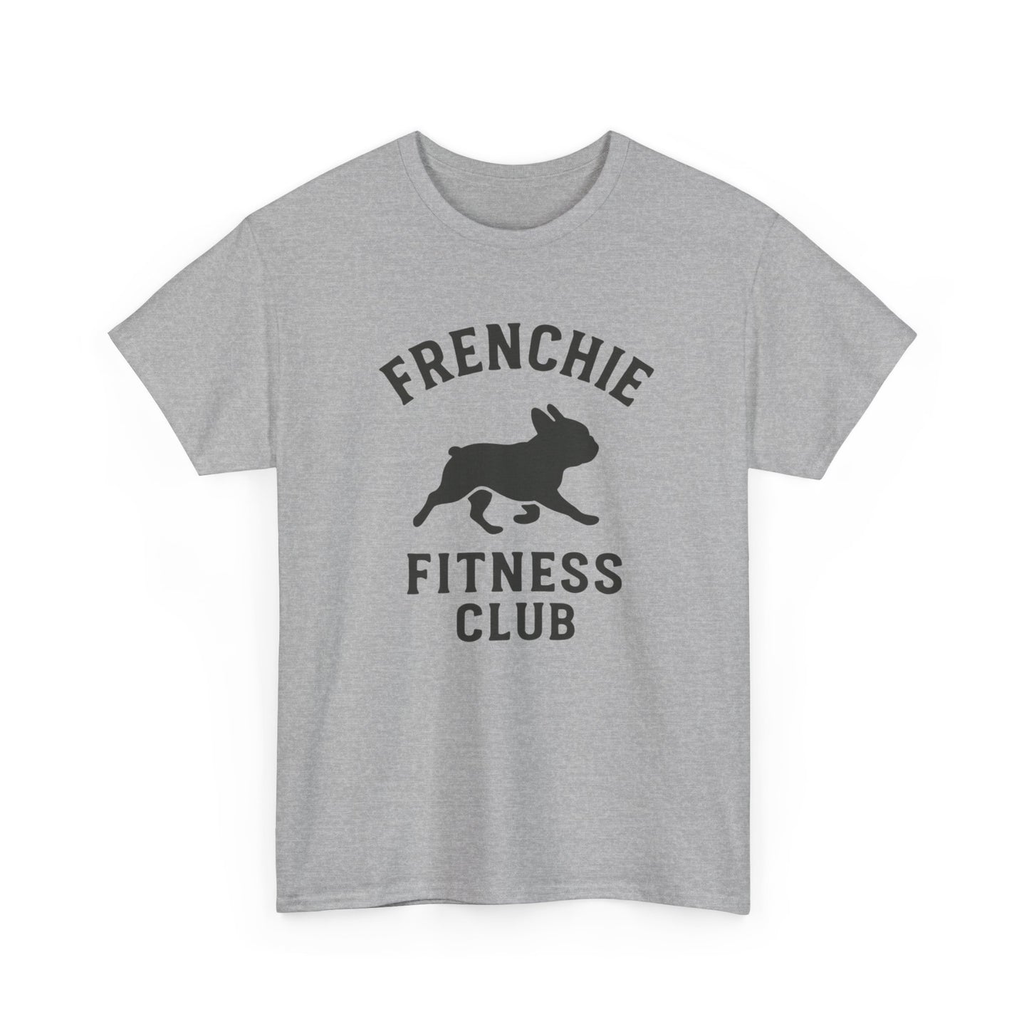 Frenchie Fitness Club T-Shirt | Funny French Bulldog Gym Tee | Dog Lover Workout Shirt | Frenchie Mom Gift | Cute Fitness Dog Graphic Tee