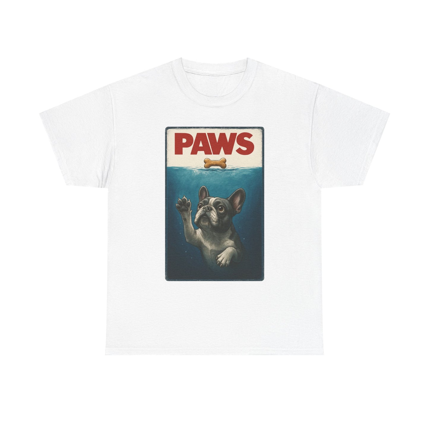 PAWS Frenchie Shirt | Funny French Bulldog Parody Tee | Dog Lover Novelty T-Shirt | Cute Frenchie Graphic | Unique Gift for Frenchie Owners