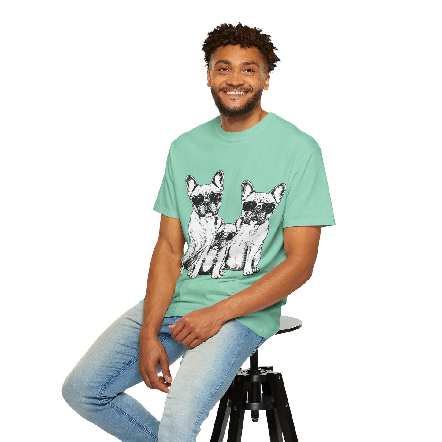 French Bulldog Family Shirt, Frenchie Family Tee, Cool French Bulldogs Sunglasses Shirt, Dog Mom Gift, Dog Dad Gift, Frenchie Lover Shirt, Cute Dog Graphic Tee
