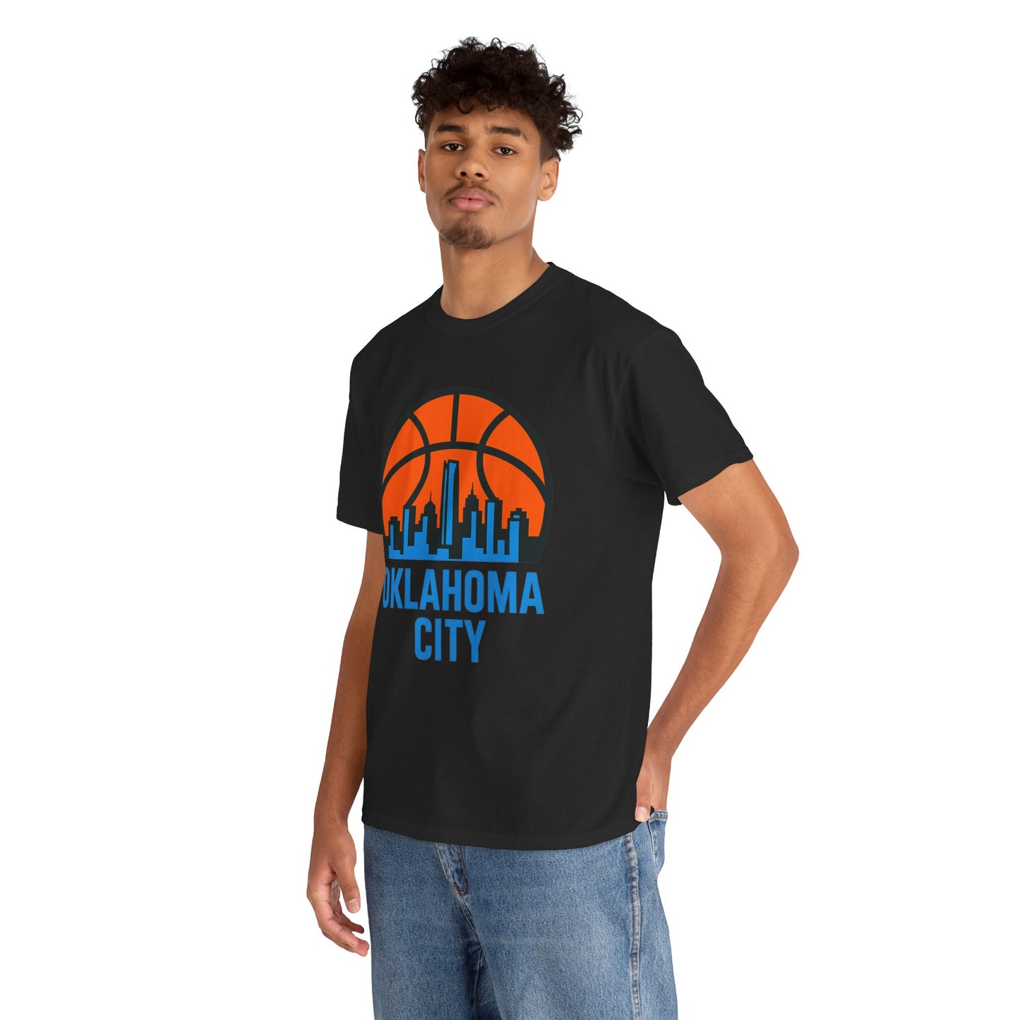 Oklahoma City Basketball Skyline T-Shirt
