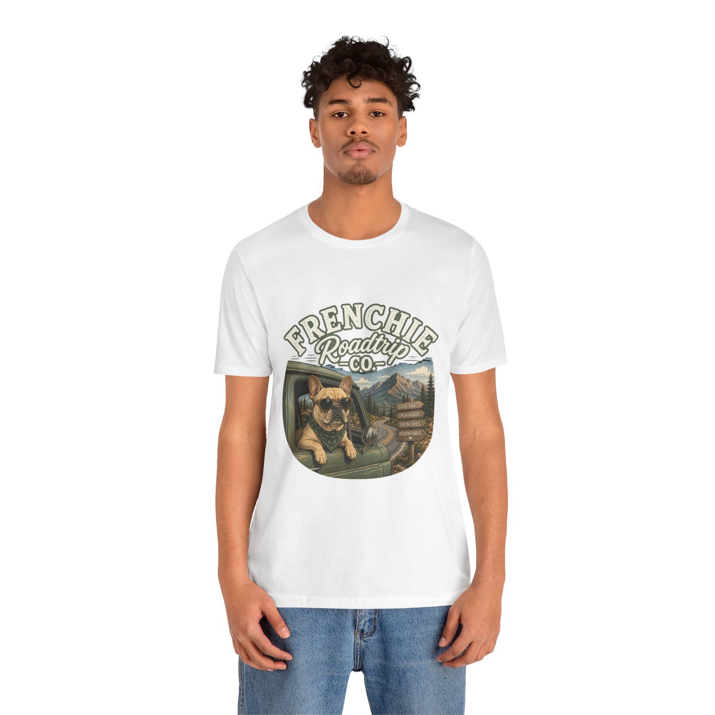 Frenchie Roadtrip Co Shirt, French Bulldog Road Trip Tee, Adventure Frenchie Shirt, Camping Dog Shirt, Travel Lover Gift, Vintage French Bulldog Tee, Outdoor Dog Apparel