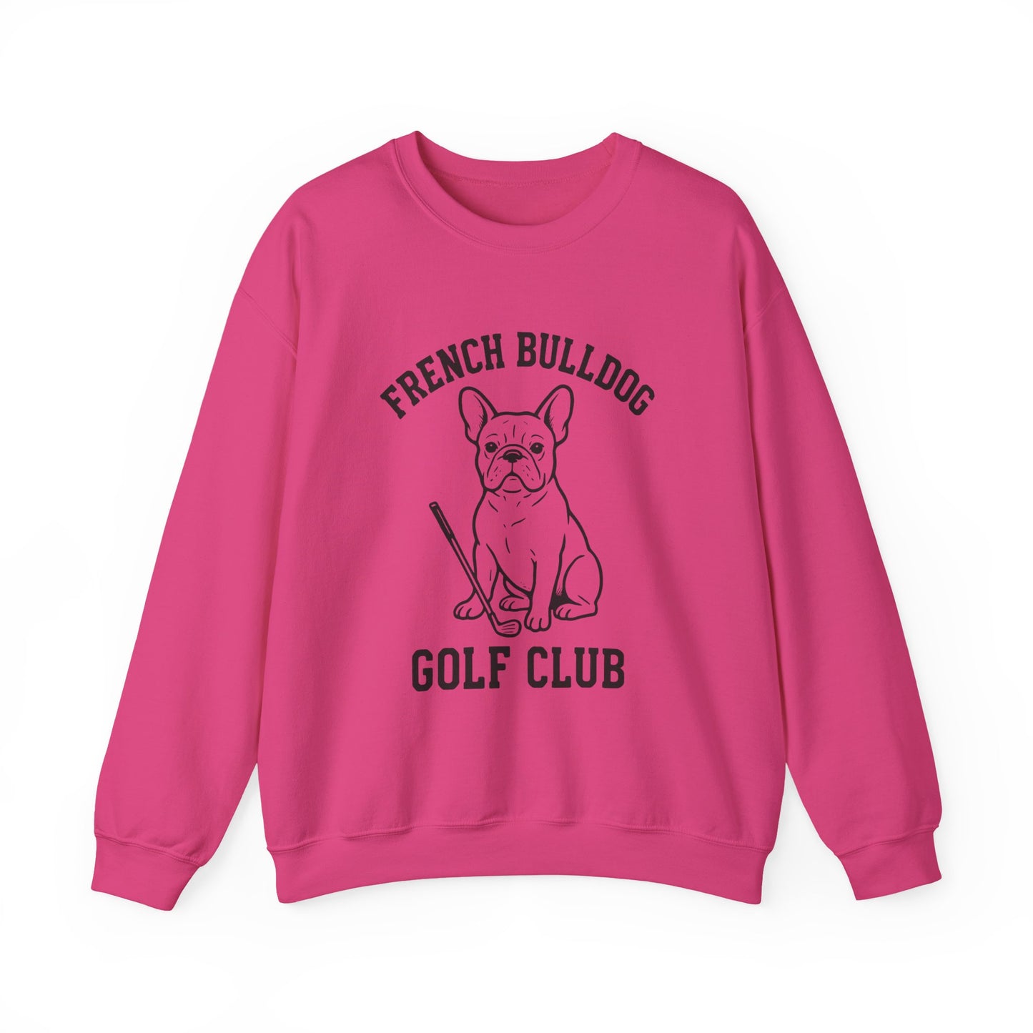 French Bulldog Golf Club Sweatshirt | Frenchie Golf Crewneck | Cute Dog Golfer Sweater | Frenchie Lover Gift | Golf Dog Apparel | Pet Lover Pullover