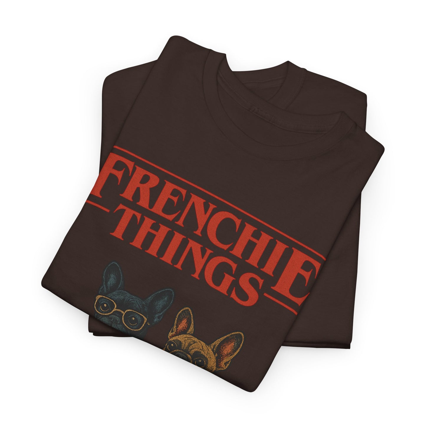 Frenchie Things Unisex Heavy Cotton Tee - Cute Dog Lover Shirt, Pet Gift, Casual Wear, Birthday Gift, Animal T-Shirt