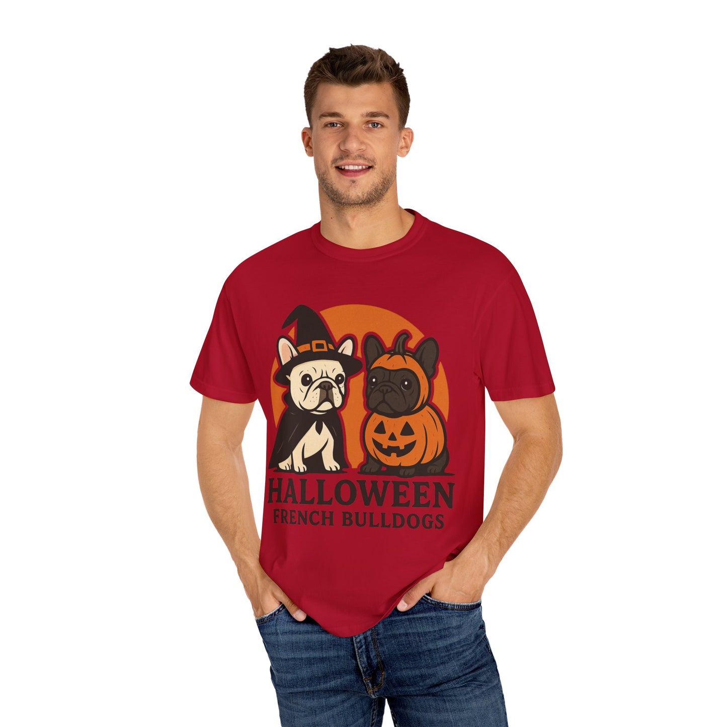 French Bulldog Halloween Sweatshirt | Spooky Frenchie Pullover | Ghost Dog Lover Crewneck | Cute Pumpkin Fall Sweater