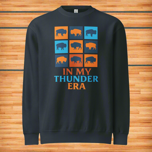 In My Thunder Era Unisex premium crew neck sweatshirt