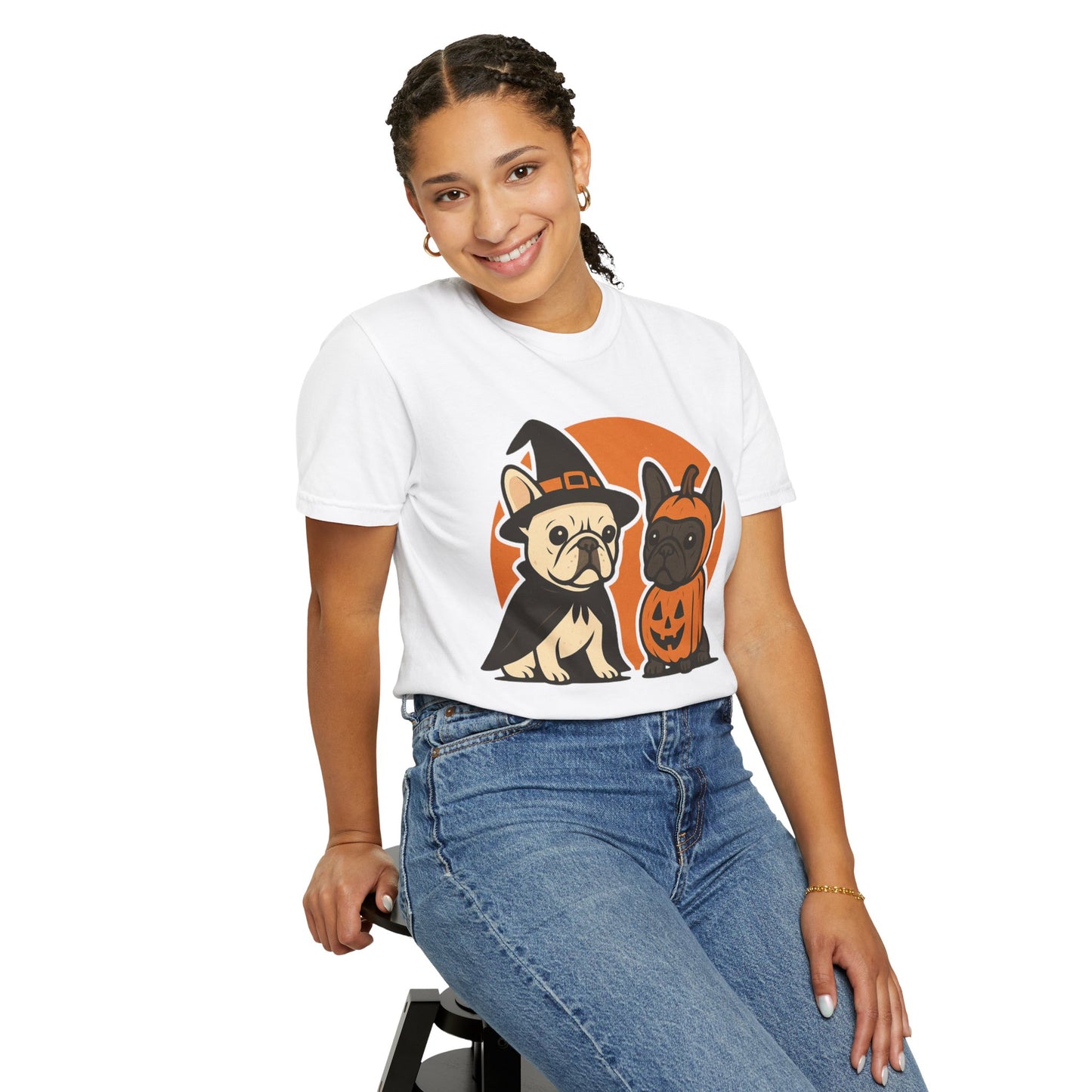 French Bulldog Halloween T-Shirt | Cute Spooky Frenchie Tee | Funny Dog Lover Shir