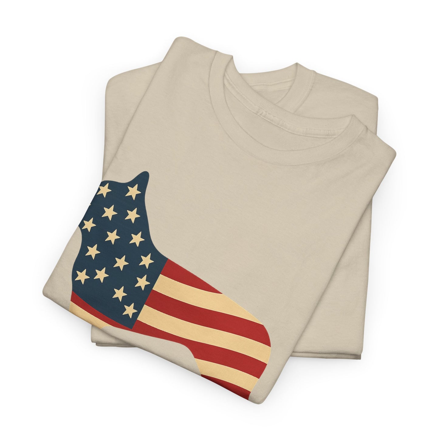 Patriotic French Bulldog T-Shirt | American Flag Frenchie Tee | USA Dog Lover Shirt | 4th of July French Bulldog Gift for Dog Moms & Dads