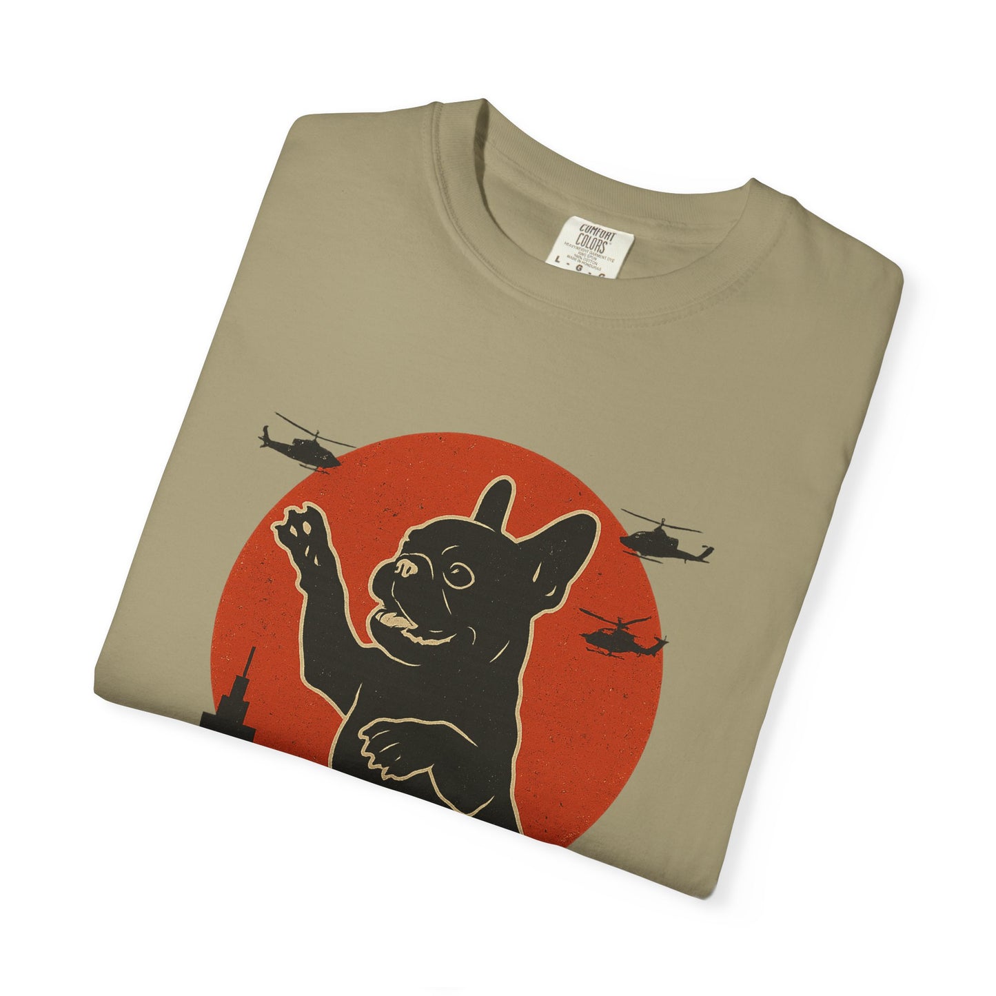French Bulldogzilla T-shirt | Retro Japanese Frenchie Tee | Funny Inspired Dog Lover Gift | Unisex t-shirt