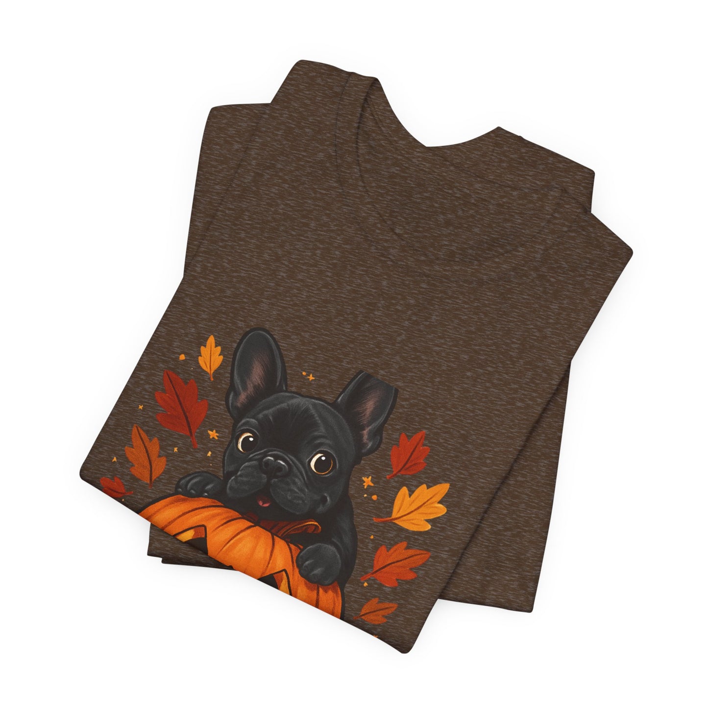 Cutest Pumpkin in the Patch Frenchie T-Shirt | Halloween Dog Lover Tee | Fall French Bulldog Shirt | Cute Pumpkin Patch Graphic Tee