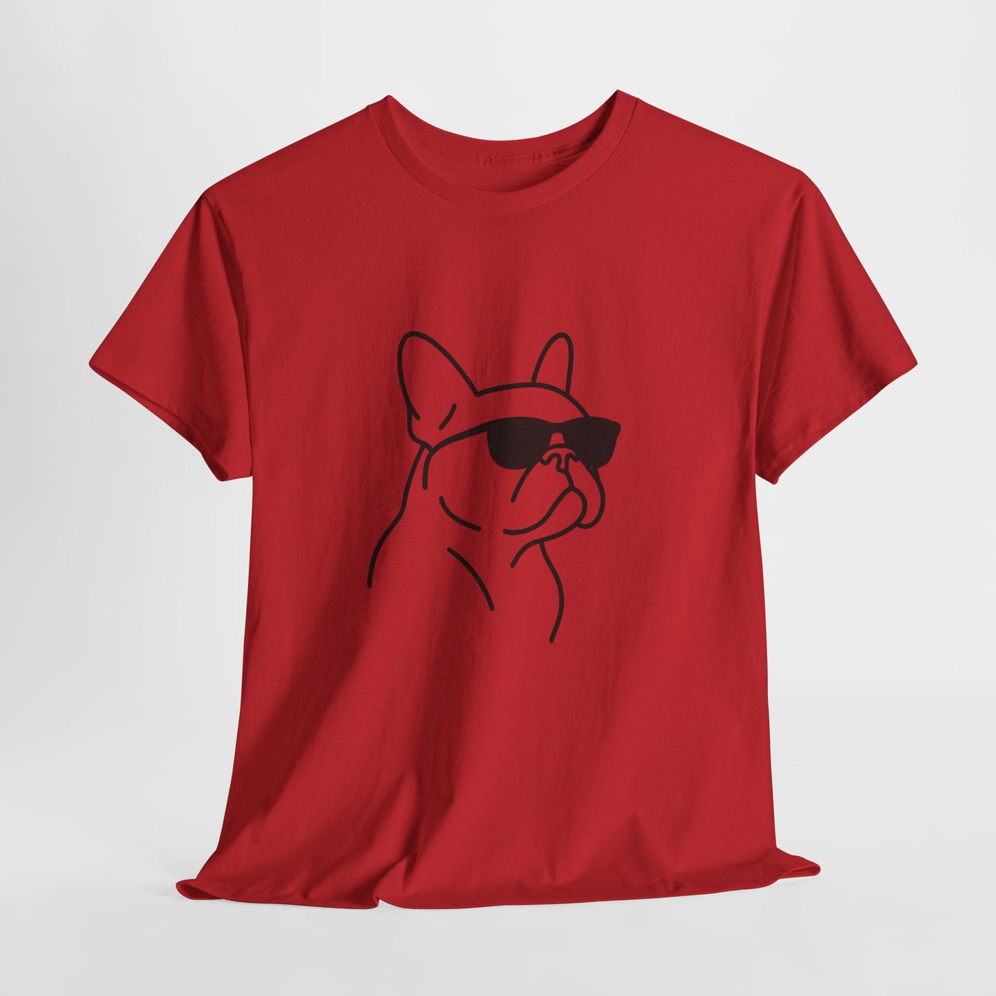 Cool Frenchie Line Art T-Shirt | Minimalist French Bulldog Tee | Dog Lover Gift | Frenchie Mom Shirt | Cute Pet Outline Graphic Tee