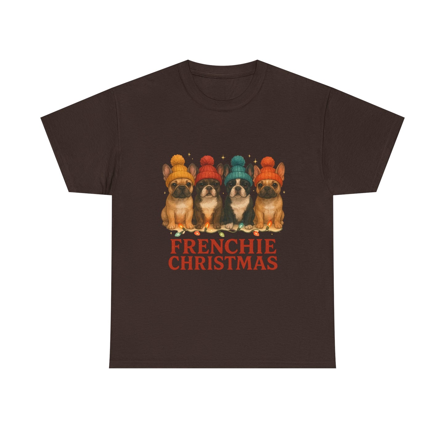 Frenchie Christmas Shirt | Cute French Bulldog Holiday Tee | Frenchie Dog Lovers Xmas Gift | Cozy Winter Pup T-Shirt