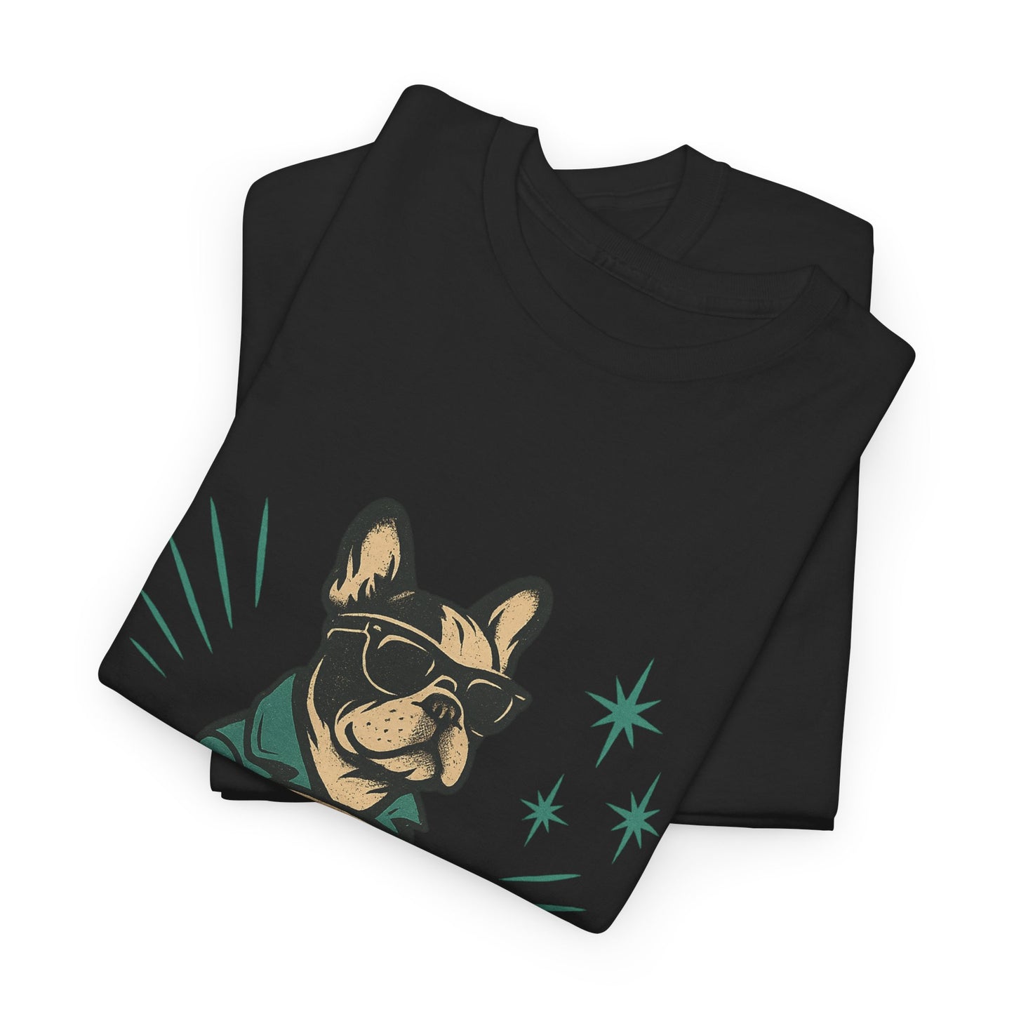 Rockabilly Frenchie T-Shirt | Retro French Bulldog Driving Tee | Vintage Car Dog Lover Shirt | Cool 50s Style Frenchie Graphic Tee