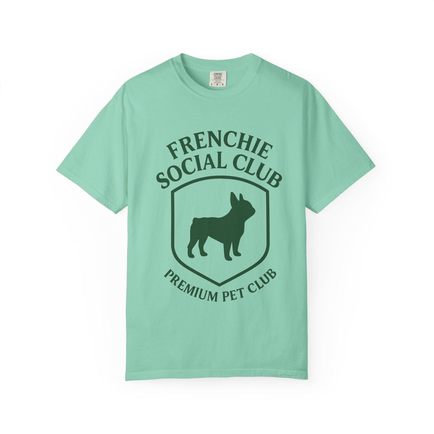 French Bulldog Club T-Shirt | Unisex Frenchie Graphic Tee | Retro Dog Lover Shirt | Minimal Country Club Style Frenchie Gift