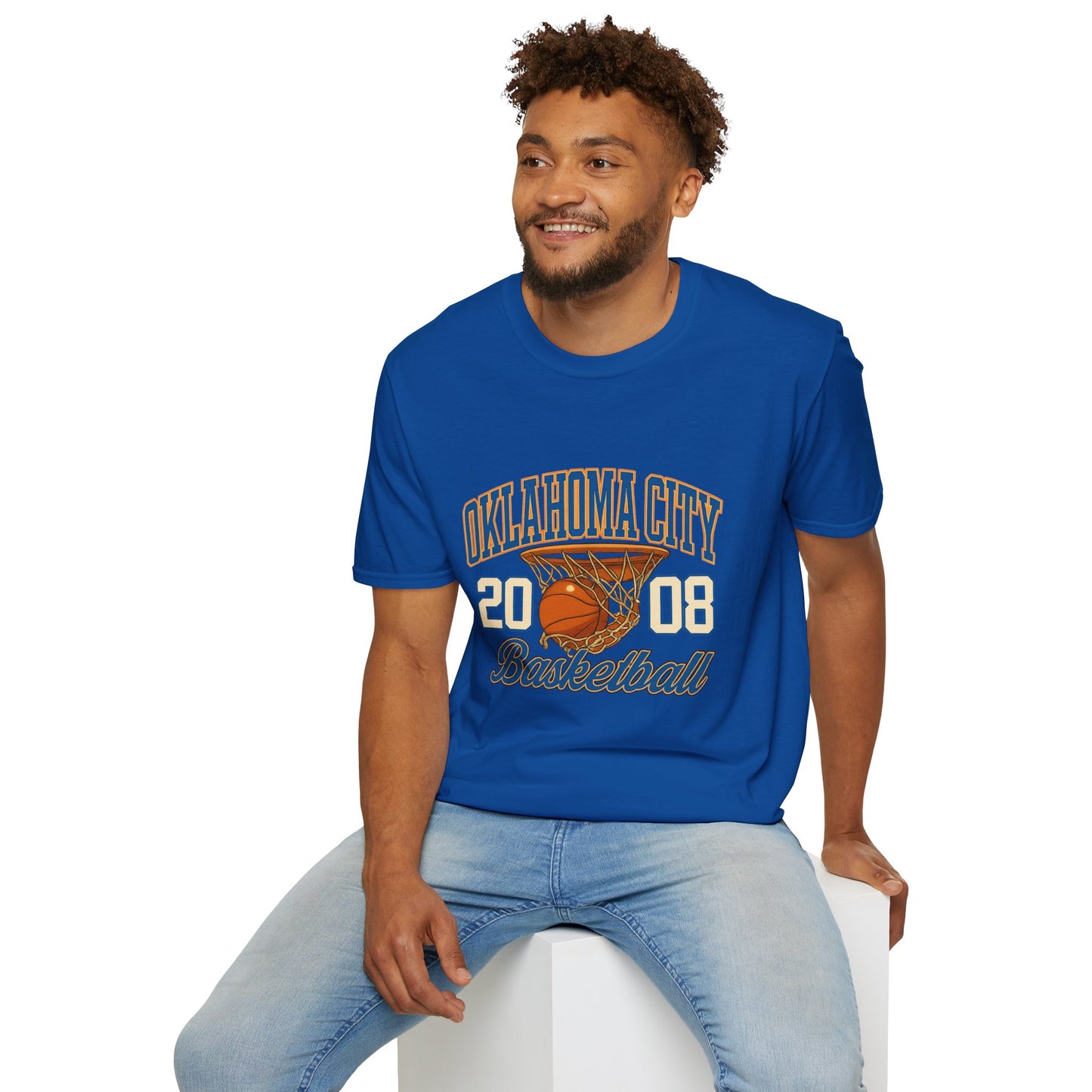 Oklahoma City Basketball T-Shirt | 2008 Retro Sports Tee | OKC Fan Shirt | Vintage Style Basketball Graphic | Local Pride Gift | Game Day Tee