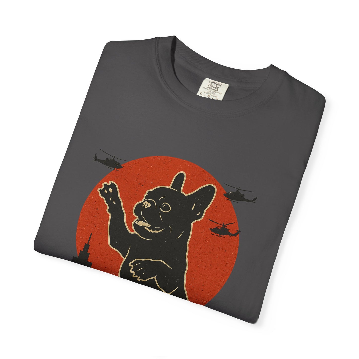 French Bulldogzilla T-shirt | Retro Japanese Frenchie Tee | Funny Inspired Dog Lover Gift | Unisex t-shirt