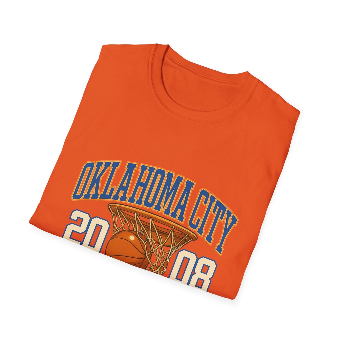 Oklahoma City Basketball T-Shirt | 2008 Retro Sports Tee | OKC Fan Shirt | Vintage Style Basketball Graphic | Local Pride Gift | Game Day Tee