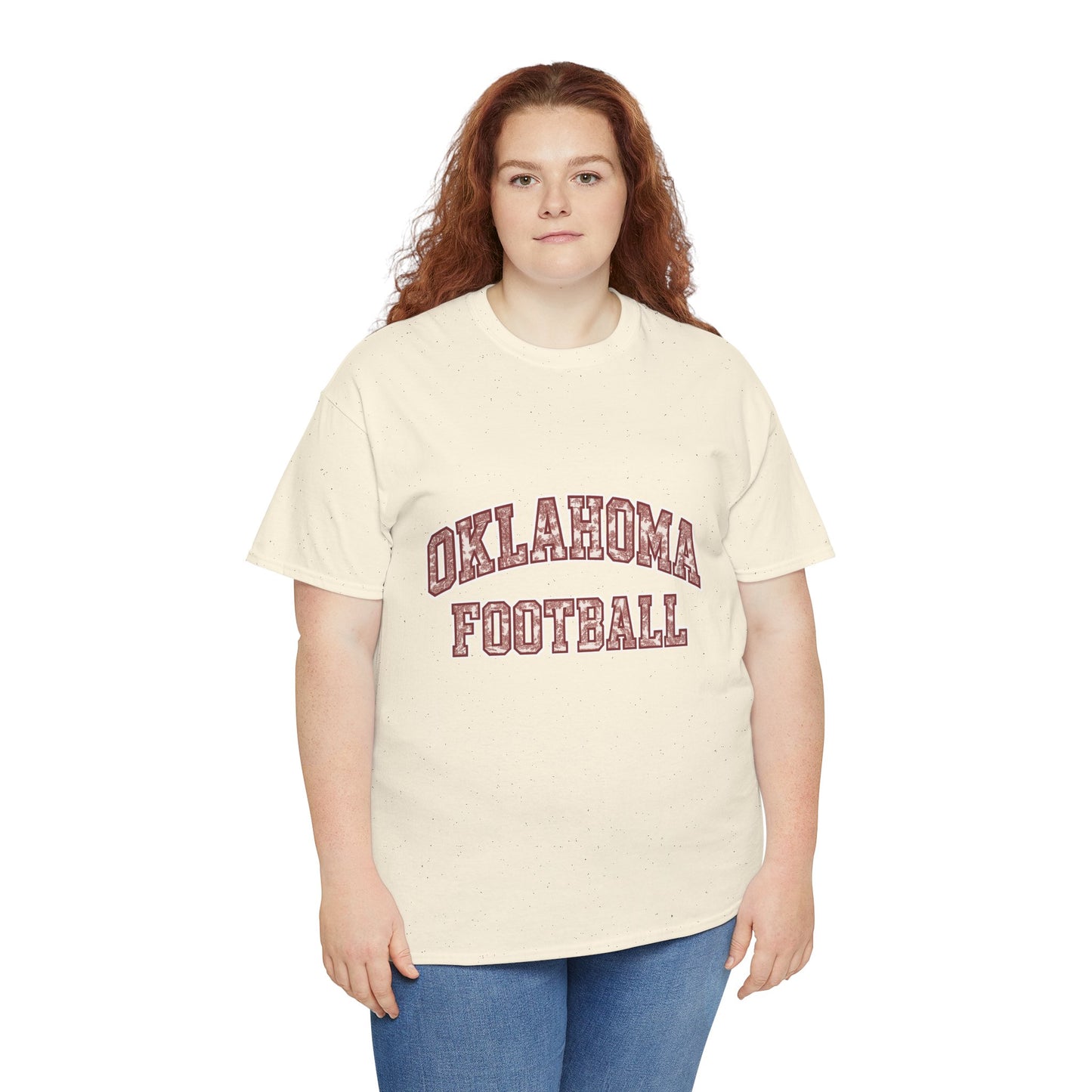 Oklahoma Football T-Shirt – Vintage Collegiate Style OU Game Day Tee, Retro Sports Shirt for Fans and Students