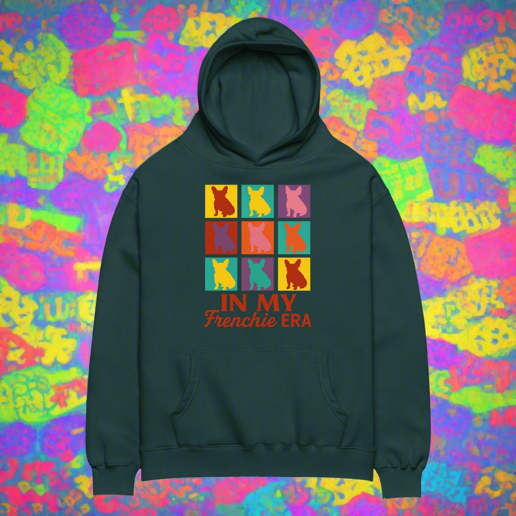 In My Frenchie Era Unisex oversized hoodie