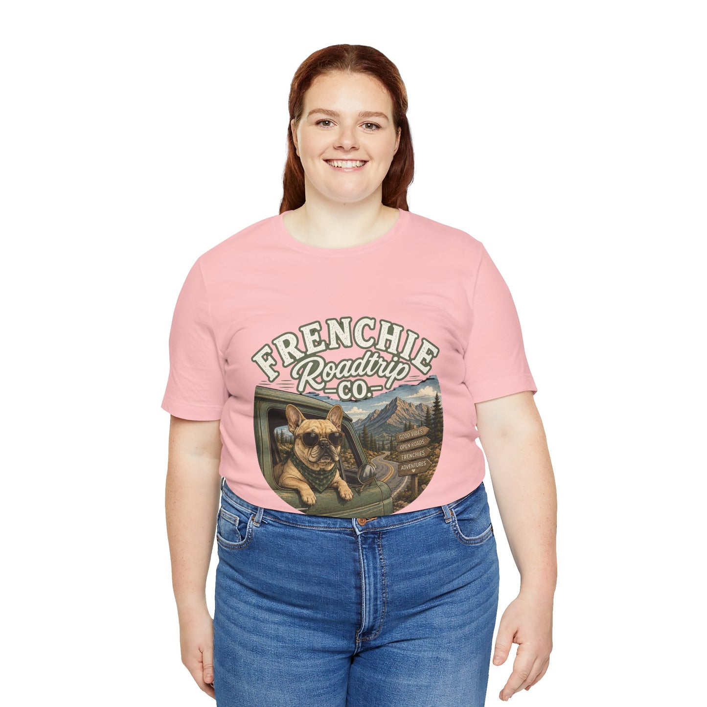 Frenchie Roadtrip Co Shirt, French Bulldog Road Trip Tee, Adventure Frenchie Shirt, Camping Dog Shirt, Travel Lover Gift, Vintage French Bulldog Tee, Outdoor Dog Apparel