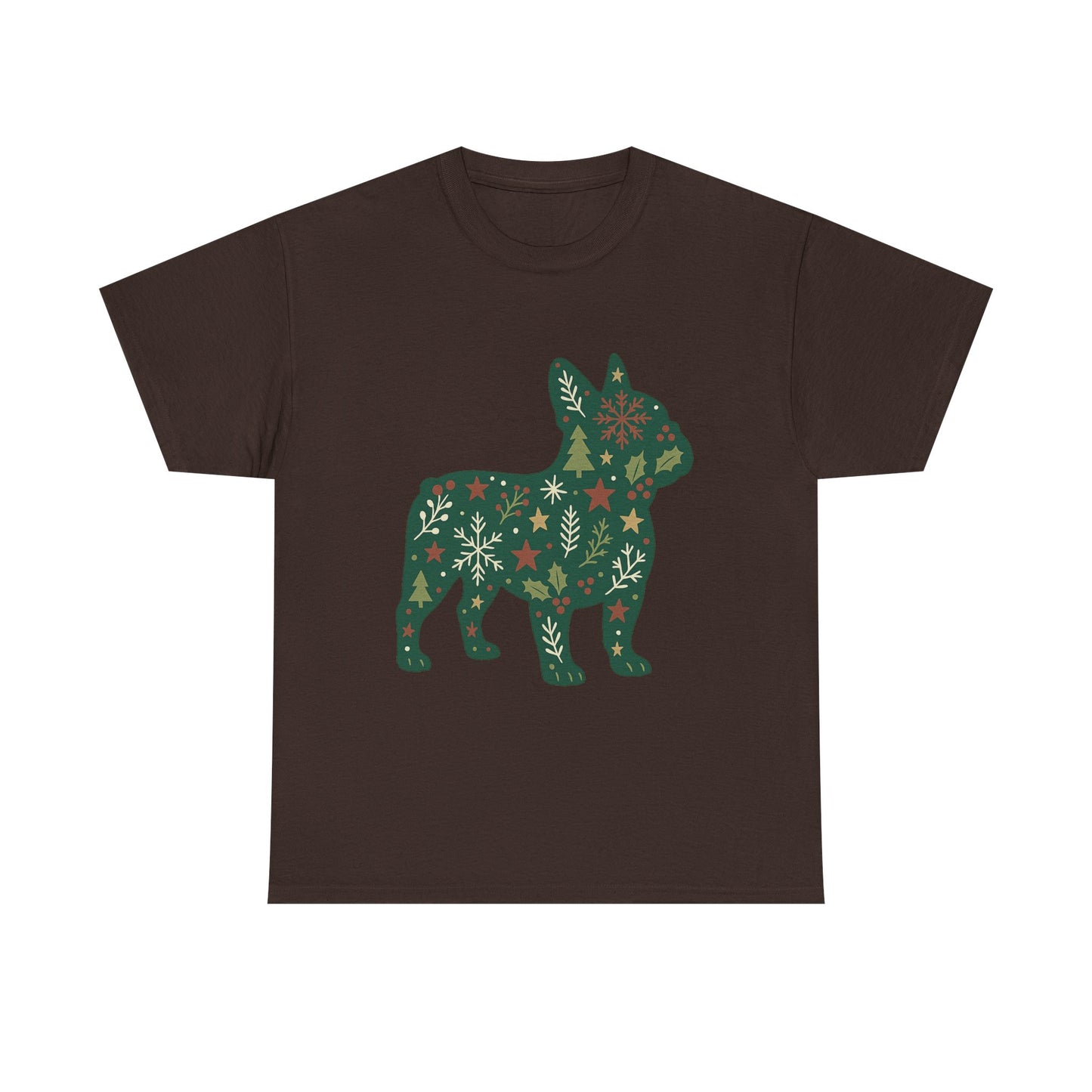 Christmas Frenchie Sweatshirt | Holiday French Bulldog Silhouette | Festive Dog Lover Gift | Cute Winter Frenchie Apparel