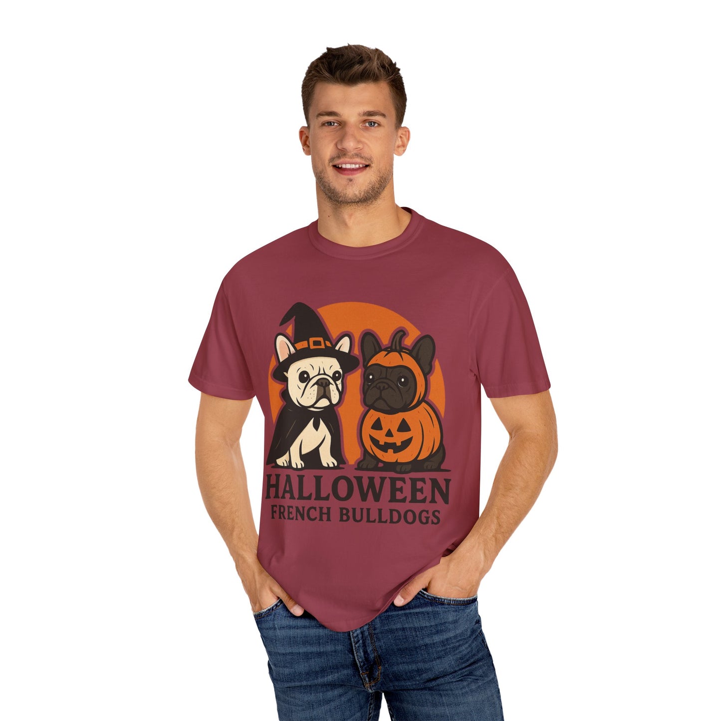 French Bulldog Halloween Sweatshirt | Spooky Frenchie Pullover | Ghost Dog Lover Crewneck | Cute Pumpkin Fall Sweater
