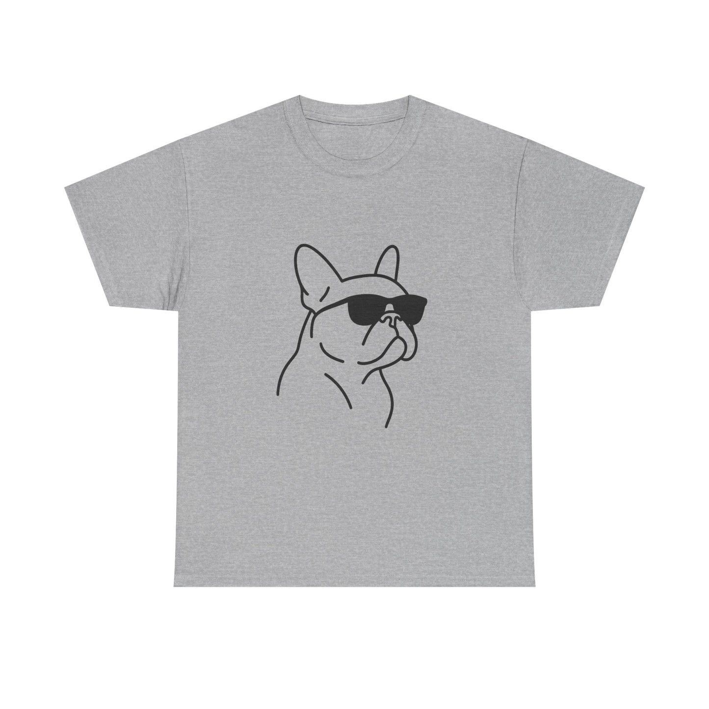 Cool Frenchie Line Art T-Shirt | Minimalist French Bulldog Tee | Dog Lover Gift | Frenchie Mom Shirt | Cute Pet Outline Graphic Tee