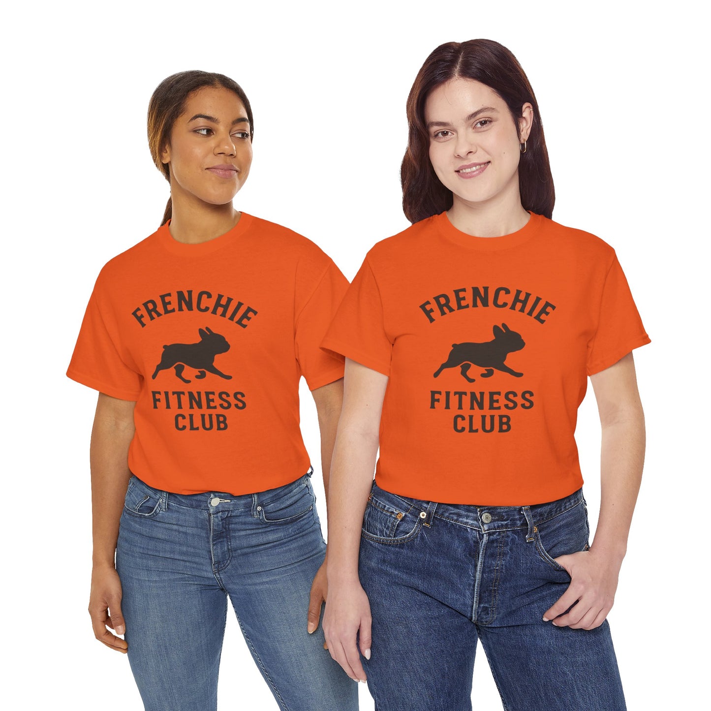 Frenchie Fitness Club T-Shirt | Funny French Bulldog Gym Tee | Dog Lover Workout Shirt | Frenchie Mom Gift | Cute Fitness Dog Graphic Tee
