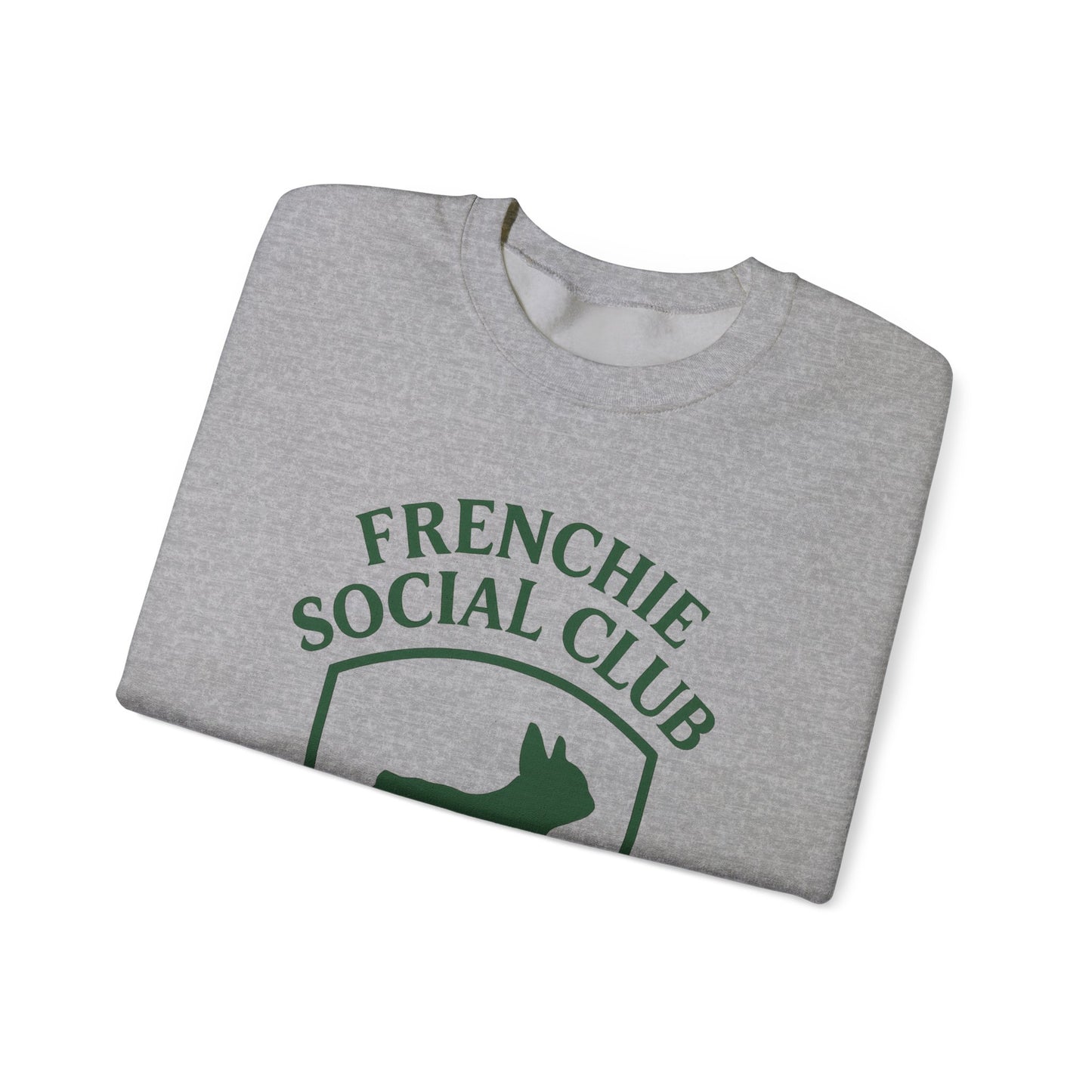French Bulldog Club Sweatshirt | Retro Frenchie Pullover | Unisex Dog Lover Crewneck | Minimal Country Club Style Frenchie Sweater