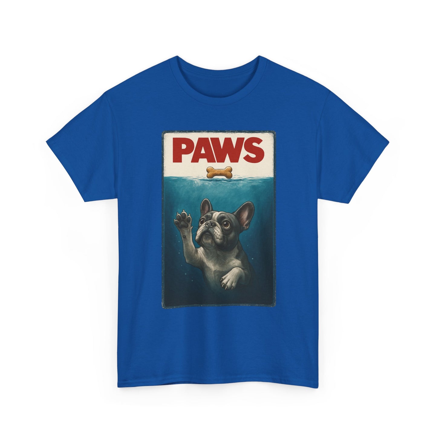 PAWS Frenchie Shirt | Funny French Bulldog Parody Tee | Dog Lover Novelty T-Shirt | Cute Frenchie Graphic | Unique Gift for Frenchie Owners