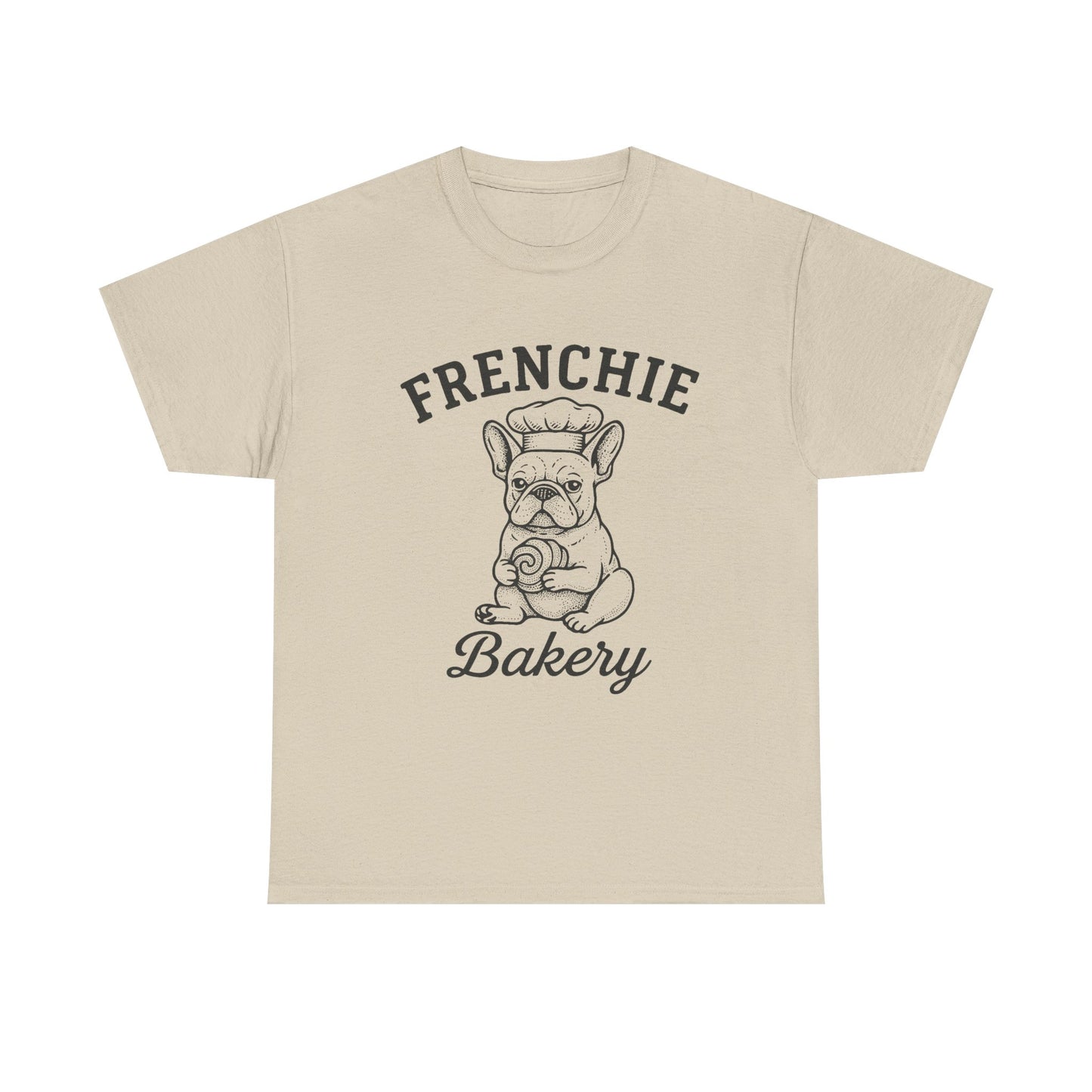 Frenchie Bakery T-Shirt French Bulldog Chef Tee, Cute Dog Lover Gift, Vintage Frenchie Café Graphic
