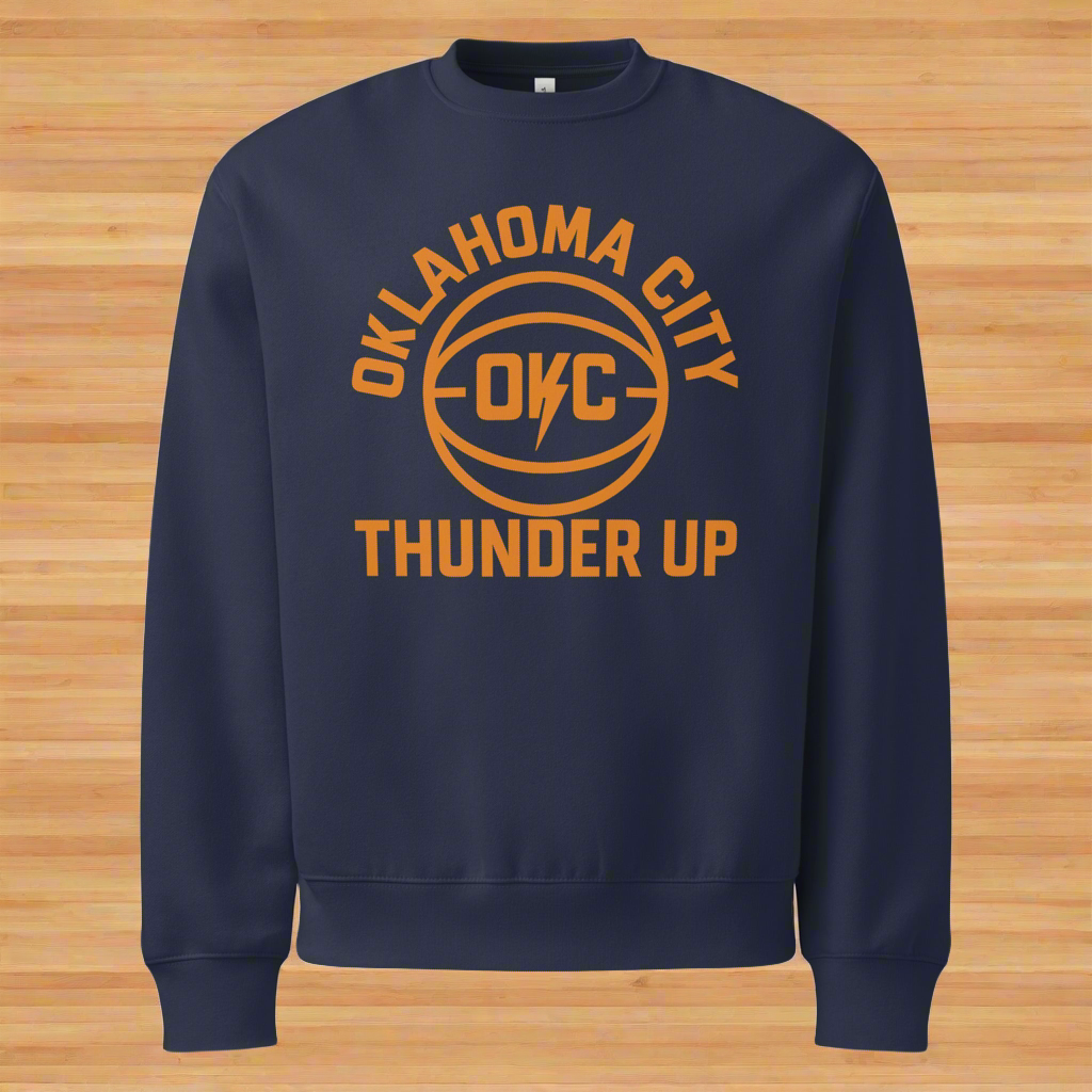 Thunder Up Oversized heavyweight sweatshirt