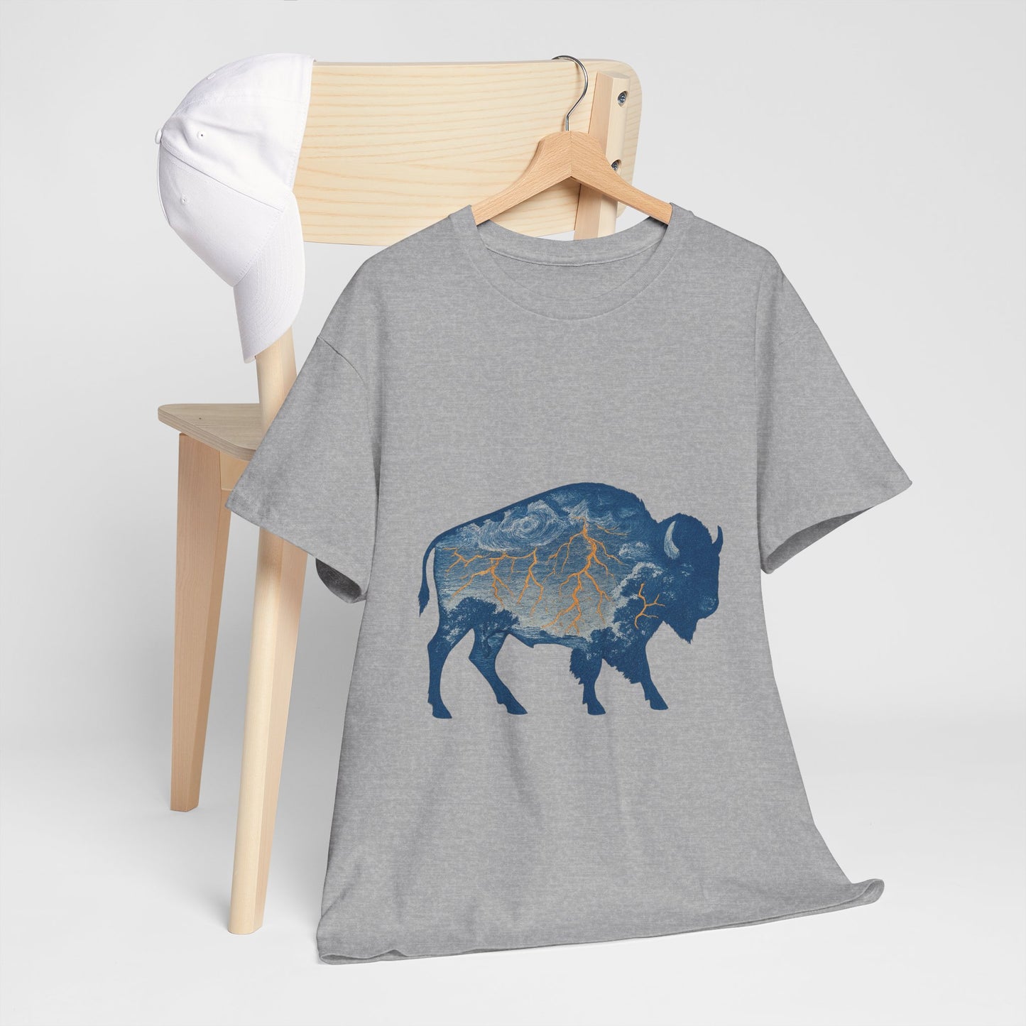 OKC Thunder Buffalo T-Shirt | Oklahoma Bison Lightning Sweatshirt | Retro Oklahoma Basketball Fan Sweater | Unisex