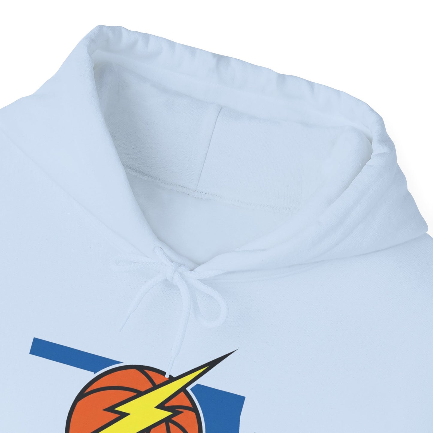 Oklahoma Basketball Lightning Hoodie | Thunder Fan Hoodie | Oklahoma Basketball Sweatshirt | Blue Orange Game Day Hoodie