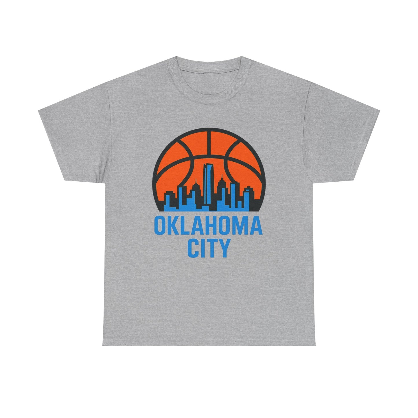Oklahoma City Basketball Skyline T-Shirt