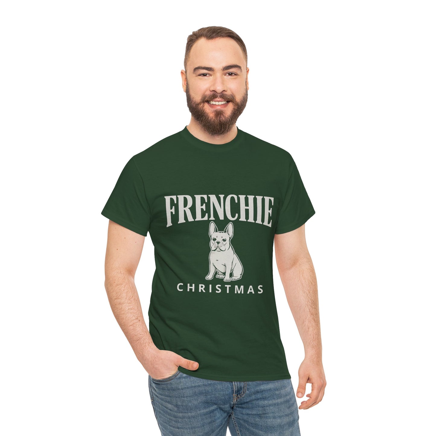 Frenchie Christmas Shirt – Cute French Bulldog Holiday Tee, Vintage Frenchie Christmas Gift, Dog Lover Xmas Graphic Tee, French Bulldog Christmas Apparel