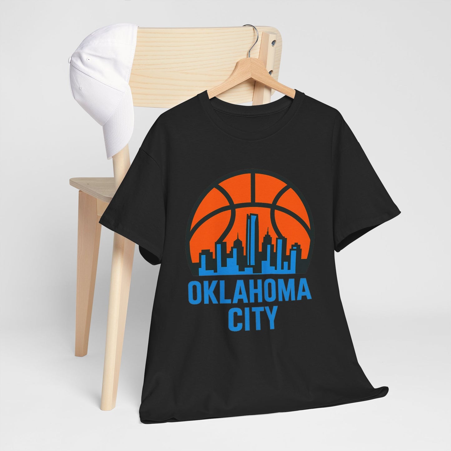 Oklahoma City Basketball Skyline T-Shirt