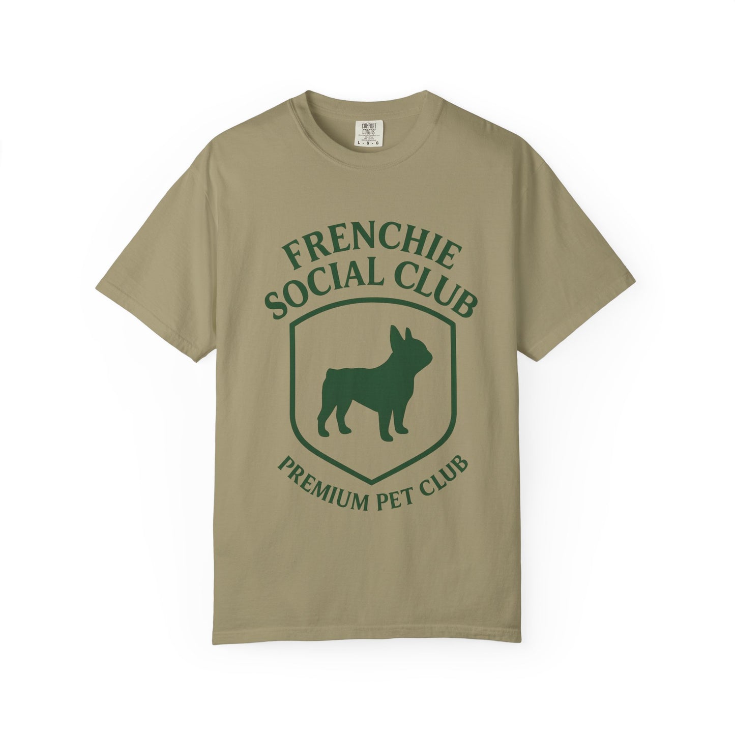 French Bulldog Club T-Shirt | Unisex Frenchie Graphic Tee | Retro Dog Lover Shirt | Minimal Country Club Style Frenchie Gift