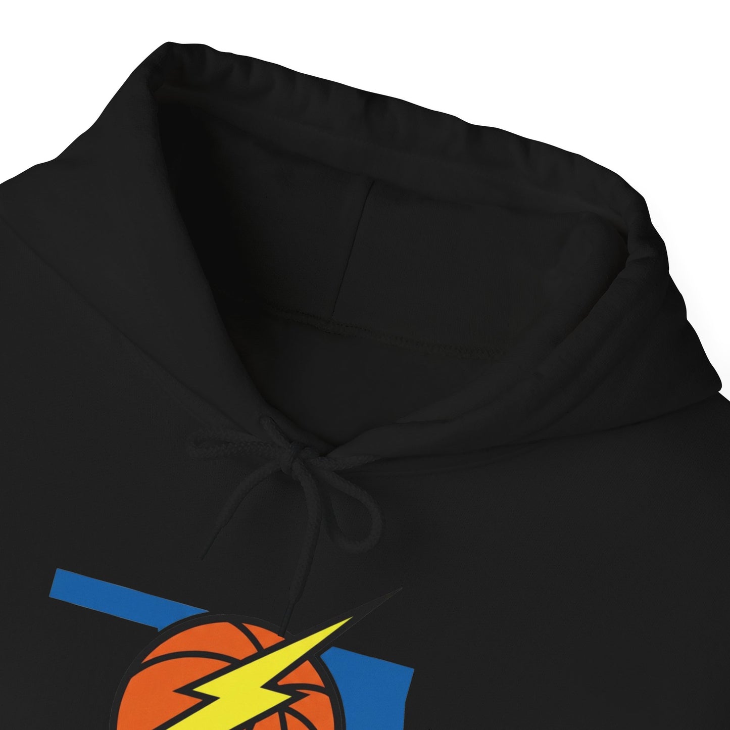 Oklahoma Basketball Lightning Hoodie | Thunder Fan Hoodie | Oklahoma Basketball Sweatshirt | Blue Orange Game Day Hoodie