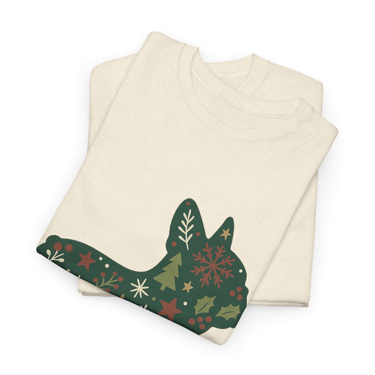 Christmas Frenchie Sweatshirt | Holiday French Bulldog Silhouette | Festive Dog Lover Gift | Cute Winter Frenchie Apparel