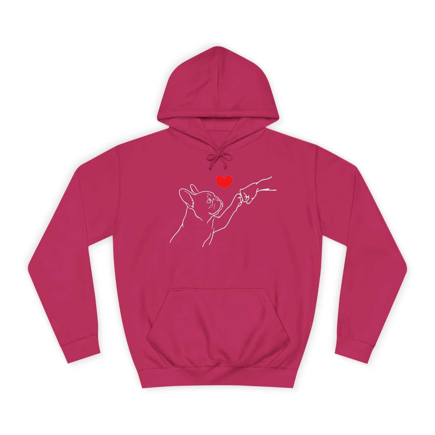 French Bulldog Hoodie, Frenchie Love Hoodie, Frenchie Mom Gift, Dog Lover Hoodie, Minimalist French Bulldog Sweatshirt, Frenchie Dad Gift, Pet Parent Hoodie