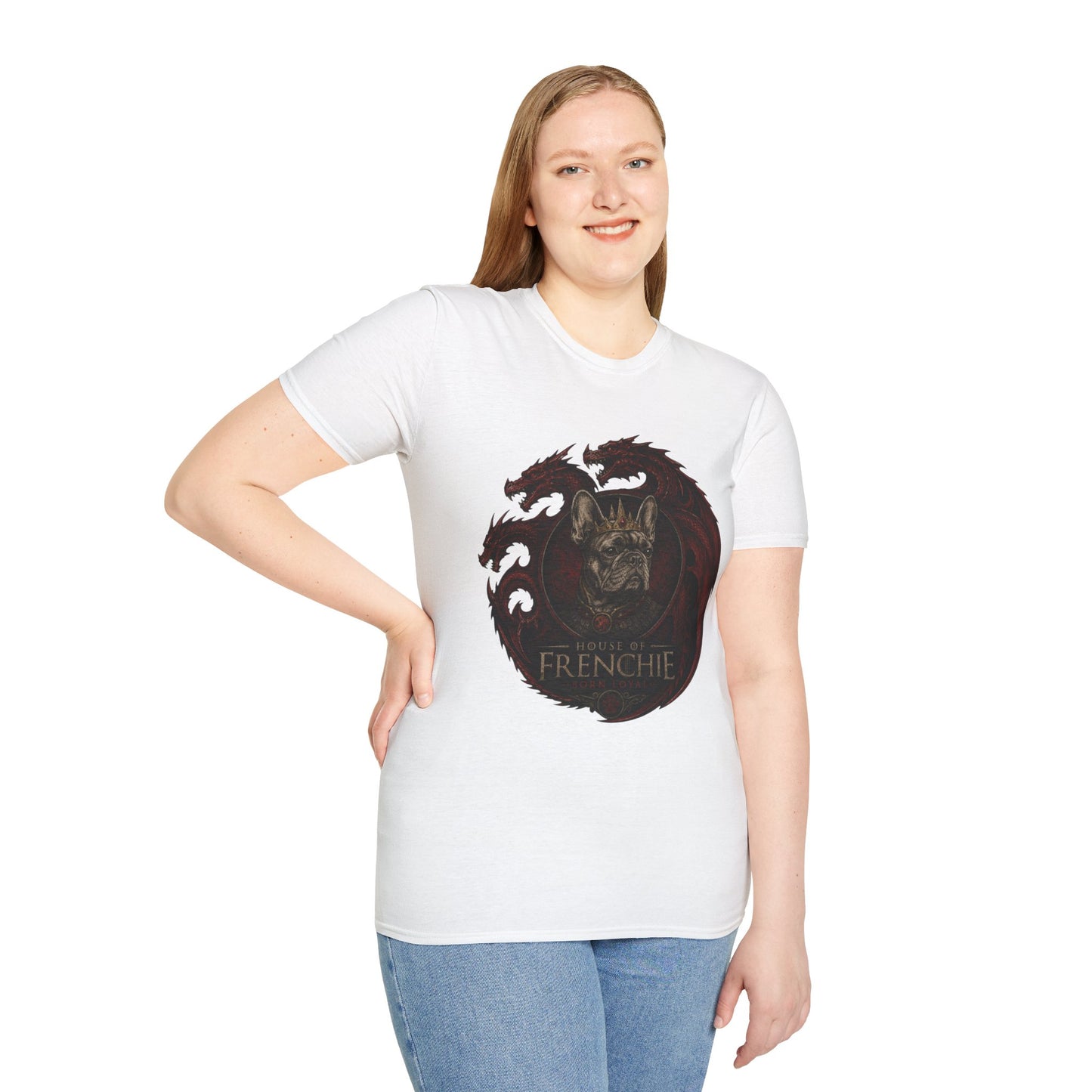 Frenchie Dragon T-Shirt — Gothic French Bulldog Illustration Tee